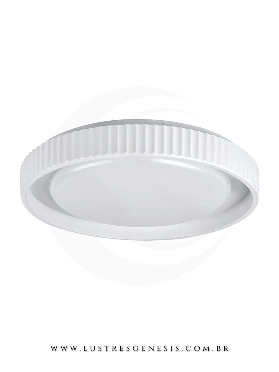 Lustre de Teto Metal e Acr&iacute;lico 50cm DCX02381 G&ecirc;nesis